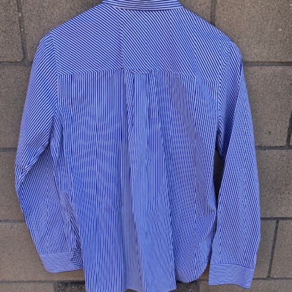 Thomas Mason® for J.Crew embellished cotton poplin blouse  -  Size 8 - Picture 4 of 4